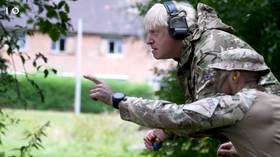 Scandal-plagued UK PM trains with Ukrainian troops (VIDEO)
