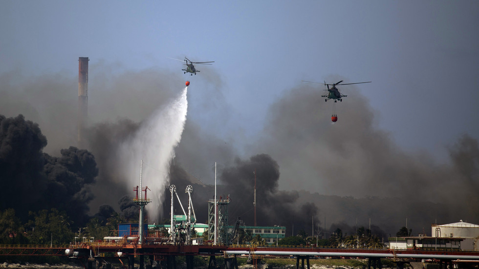 Huge blaze spreads at Cuba oil depot — RT World Information