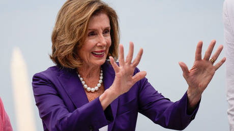 US House Speaker Nancy Pelosi is shown at a ceremony last Friday in Washington.