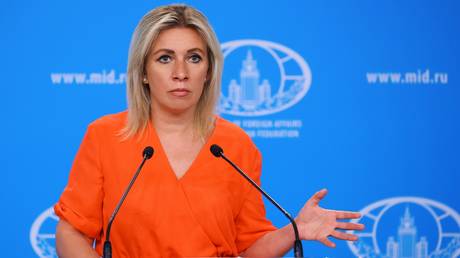 Russian Foreign Ministry’s spokeswoman Maria Zakharova.