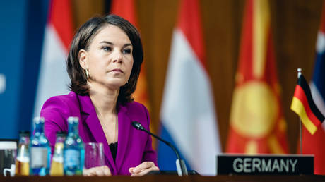 The Minister of Foreign Affairs of Germany, Annalena Baerbock.