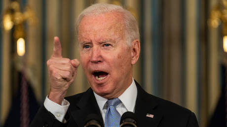 FILE PHOTO: US President Joe Biden, November 6, 2021 © Kent Nishimura / Los Angeles Times via Getty Images