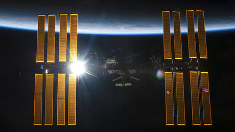 FILE PHOTO: In this image provided by NASA, the International Space Station is seen from the Space Shuttle Endeavour on May 29, 2011.