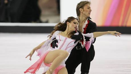 Margarita Drobiazko and Povilas Vanagas pictured at the 2006 Olympics. © Elsa / Getty Images