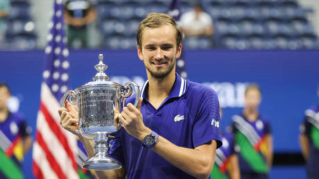 Medvedev could have missed out again at a Grand Slam. © Matthew Stockman / Getty Images