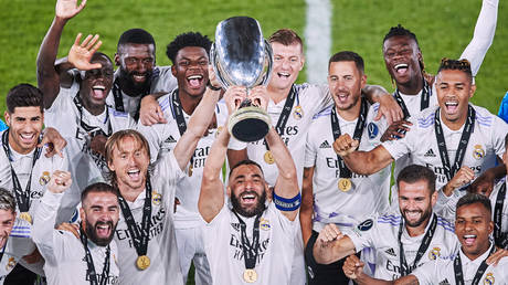 Real won the traditional UEFA curtain-raiser. © Joosep Martinson / UEFA via Getty Images
