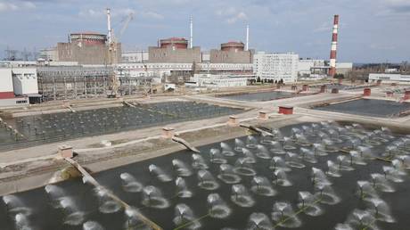 Zaporizhzhia nuclear power plant in Energodar, Ukraine.