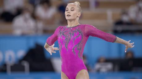 Gymnastics star Melnikova discussed competing without the flag or anthem of her homeland. © Tim Clayton / Corbis via Getty Images