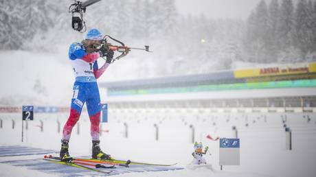 Russian biathletes are banned from international events. © Kevin Voigt / DeFodi Images via Getty Images