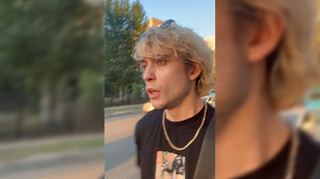 Russian rapper says Western label banned his track