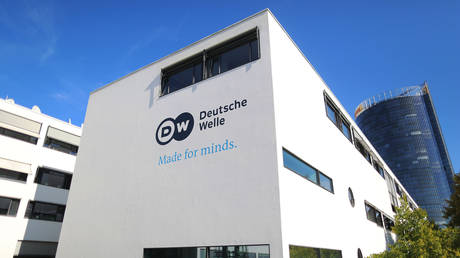FILE PHOTO. The offices of Deutsche Welle in Bonn, Germany. ©Oliver Berg / picture alliance via Getty Images