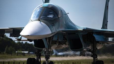 FILE PHOTO. A Russian Su-34 jet fighter, 2022. © Sputnik