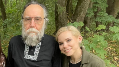 Darya Dugina alongside her father Aleksandr Dugin attending a traditional family festival in Moscow region just hours before the tragedy, August 20, 2022
