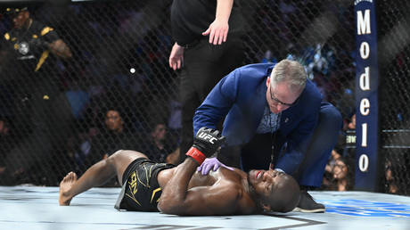 Usman lost his UFC welterweight crown on Saturday night. © Alex Goodlett / Getty Images