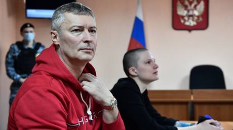 Yevgeny Roizman attends a hearing at Oktyabrsky District Court, in Yekaterinburg, Russia