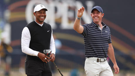 Tiger Woods and Rory McIlroy are uniting for the venture. © Oisin Keniry / R&A via Getty Images