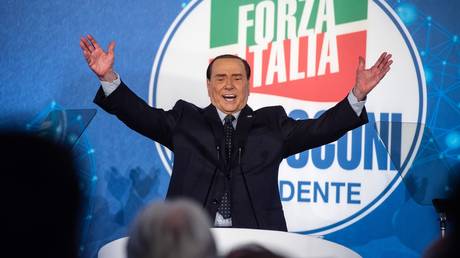 FILE PHOTO. Silvio Berlusconi during the Forza Italia party convention in Naples, Italy. ©Ivan Romano / Getty Images