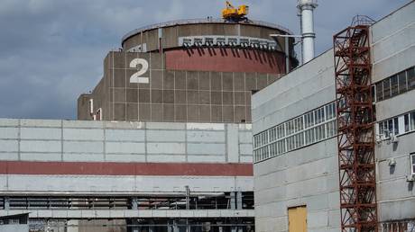 A view shows the 2nd reactor at the Zaporizhzhia nuclear power plant, as Russia's military operation in Ukraine continues, in Energodar, Ukraine. © Sputnik