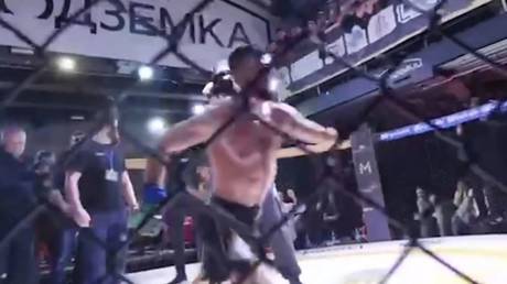 One-armed MMA fighter launches ‘Khabib-style’ crowd attack (VIDEO)