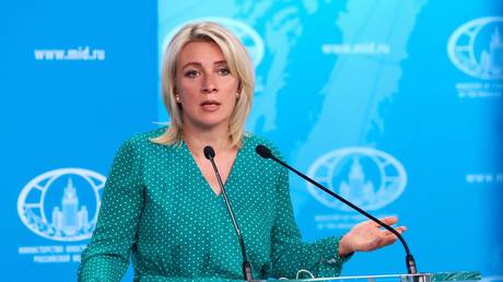 FILE PHOTO: Russian Foreign Ministry's spokeswoman, Maria Zakharova.