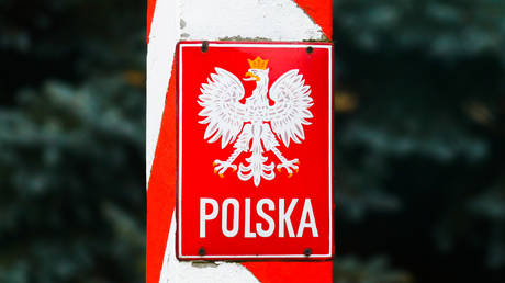 FILE PHOTO. Polish border marking pole. ©Beata Zawrzel / NurPhoto via Getty Images