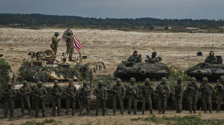 FILE PHOTO. US troops take part in joint military exercises in eastern Poland.