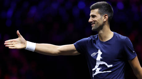 Djokovic is gearing up for the Laver Cup in London.
