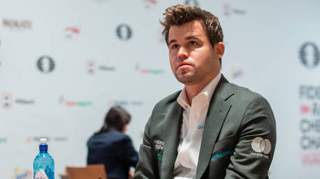 Carlsen is a five-time world champion.