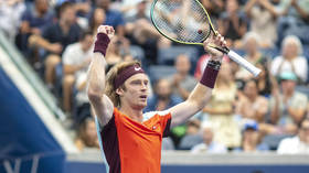 Russia’s Rublev rolls on at US Open