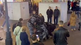 Detentions at unauthorized ‘anti-mobilization’ protests in Russia