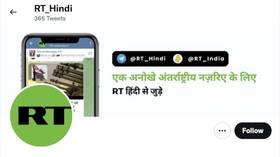 RT Hindi debuts on Twitter
