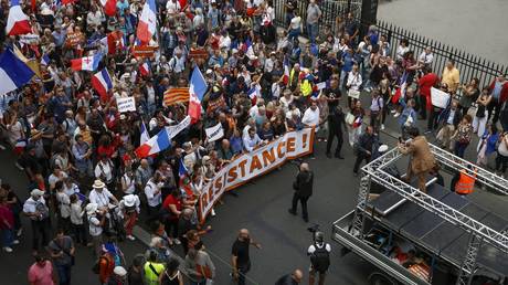Массовые протесты против НАТО и ЕС прошли по улицам Парижа (ВИДЕО)