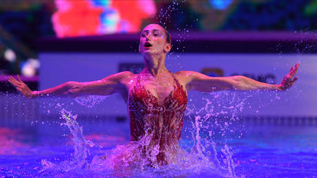 Chigireva is part of Russia's all-conquering artistic swimming team.