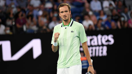 Russia's Daniil Medvedev reached the final in Melbourne this year.