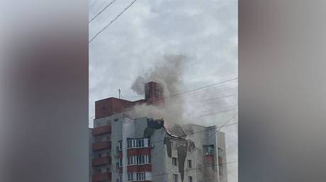 Apartment building hit in Ukrainian shelling of Russian city &ndash; mayor