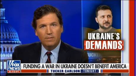 Tucker Carlson tells Zelensky to ‘go away’ after aid demands