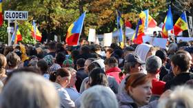 Thousands protest in Moldova over high energy prices
