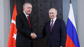 Erdogan backs Putin’s idea of gas hub