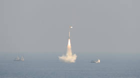 Indian nuclear sub test-fires missile