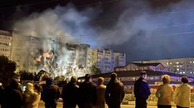 Officials reveal death toll from apartment building fire following plane crash in Russia