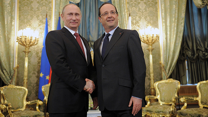 Hollande, Putin on Syria: Approach differs, goals the same  