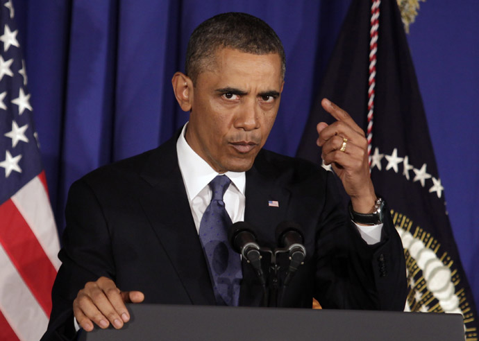 U.S. President Barack Obama delivers remarks at the Business Council in Washington February 27, 2013. (Reuters/Yuri Gripas)