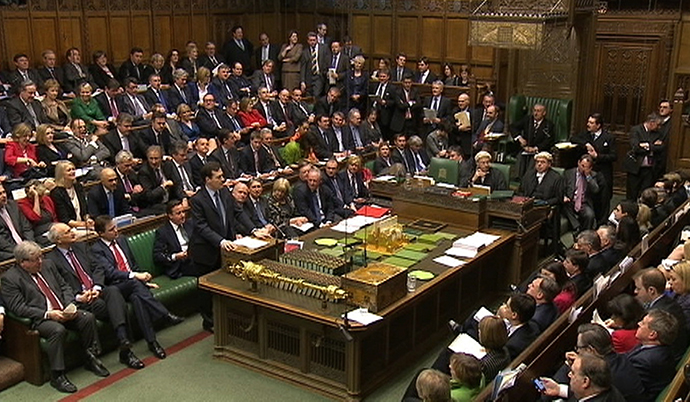 The House of Commons. (Reuters)
