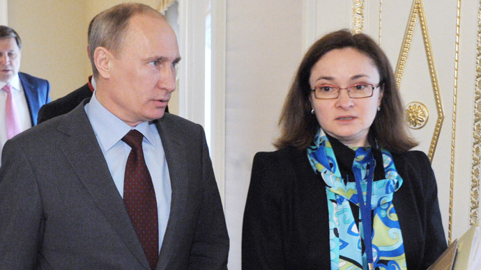 Putin taps aide for Russia's Central Bank, first woman to head G8 monetary authority