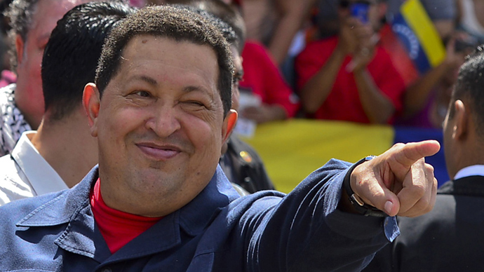 Late Venezuelan President Hugo Chavez (AFP Photo / Luis Acosta)