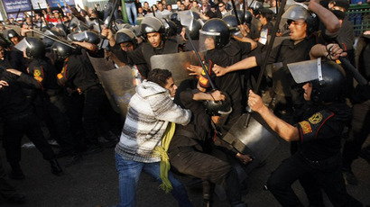 Molotovs, stones and birdshot: Protests turn violent in Egypt