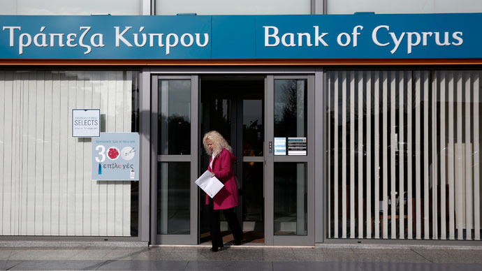 Bailout at depositors’ expense: Troika agrees to $13bn Cyprus loan