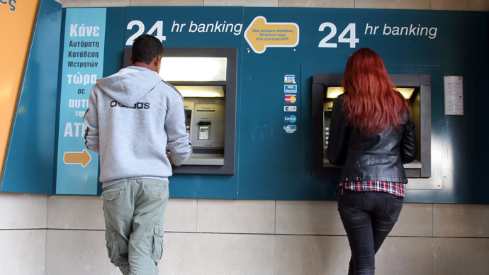 Stop, thief! Run on ATMs in Cyprus as govt mulls savings tax