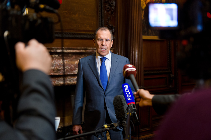 Segey Lavrov (AFP Photo / Leon Neal)