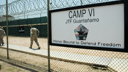 US military admits three Gitmo hunger-strikers hospitalized, at least 10 force-fed
